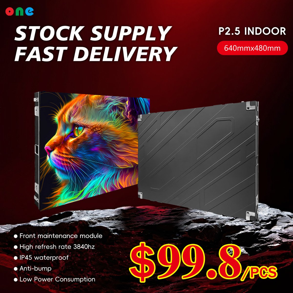 LEDdisplayMAY's tweet image. 🖥 LED Modules&amp;amp;Screens by ONELED FACTORY 
🌟 P2.5 indoor led screen, die cast aluminum cabinet🌟 Cabinet size:640x480mm, huge stock, 
📧 Reach May for best deals! 
☎ whatsapp+86 15182606589 #leddisplay #ledposter #leddisplaymanufacturer #ledэкран #ÉcranLED #Светодиодныеэкраны