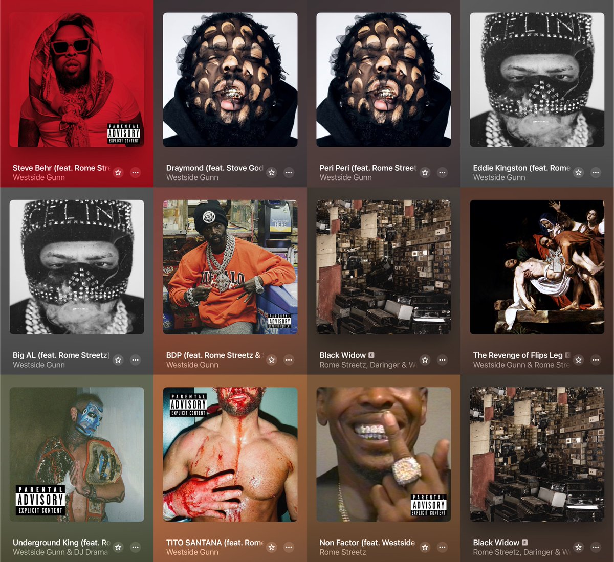 Nore_MCC's tweet image. What is the best Westside Gunn and Rome Streetz collaboration we've got so far?
