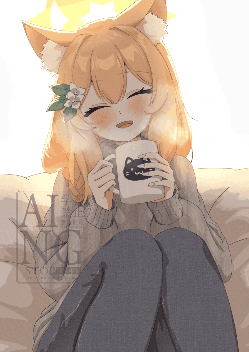 暖かいですね、あなた。
#ブルアカ