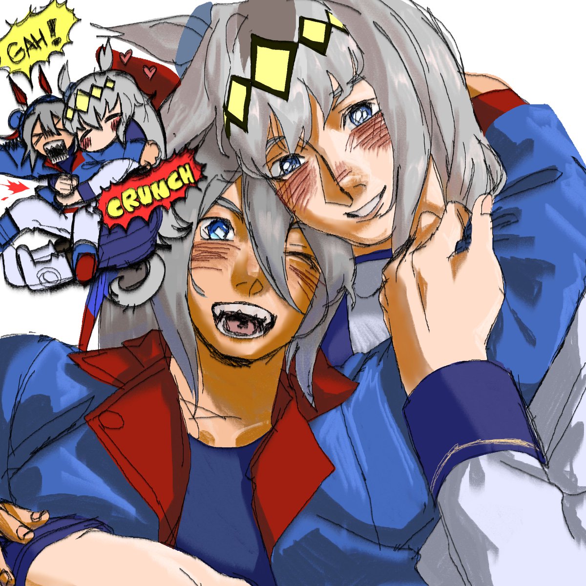 AR0RIN's tweet image. #umamusume #ogtm happy together..