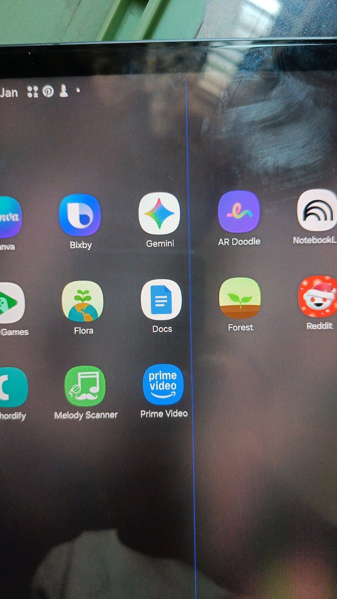 6ft_samurai's tweet image. My premium Galaxy Tab S9 developed the #BlueLineIssue after an update. Service center wants 15k! The device is in mint condition. Why is the free replacement policy only for phones when the defect is the same? 

@SamsungIndia @SamsungSupport