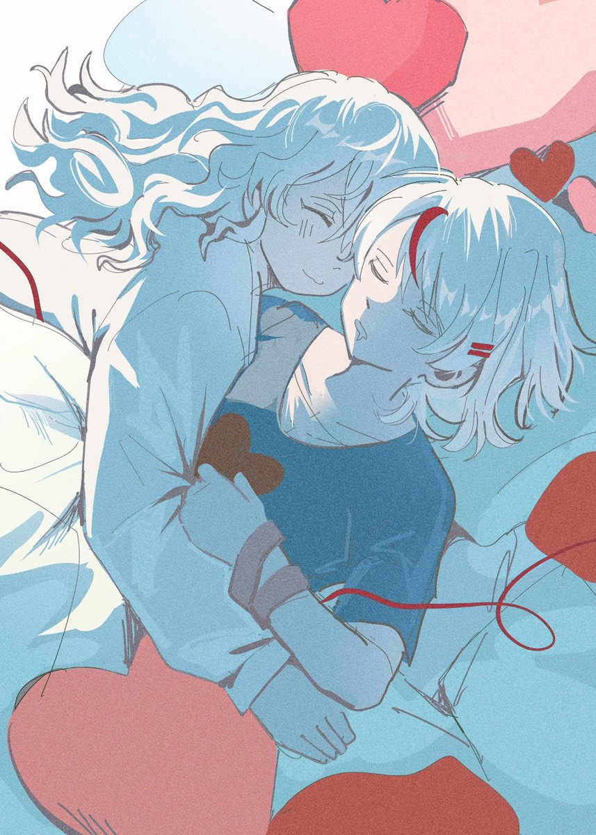 posymistic's tweet image. Kanna &amp;amp; Koharu's day off #LOVEBULLET