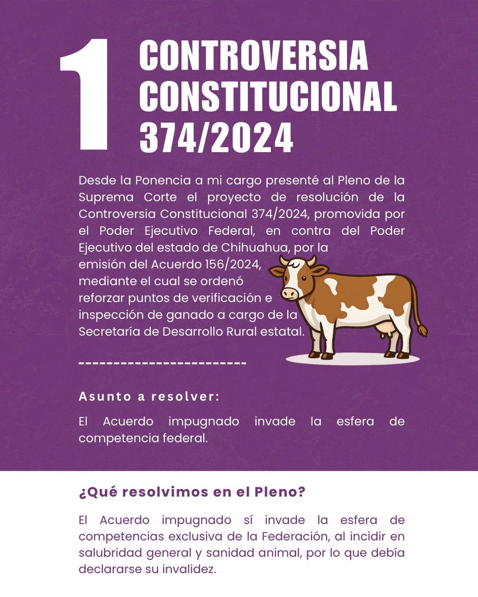 IrvingEspinosa_'s tweet photo. Desde la Ponencia a mi cargo presenté al Pleno de la SCJN dos asuntos relevantes:
Controversia Constitucional
374/2024 (Chihuahua)
Acción de Inconstitucionalidad
50/2025 (Tlaxcala)
En ambos casos, el Pleno de la @SCJN tomó decisiones que fortalecen el orden constitucional. https://t.co/5TnYikm72i
