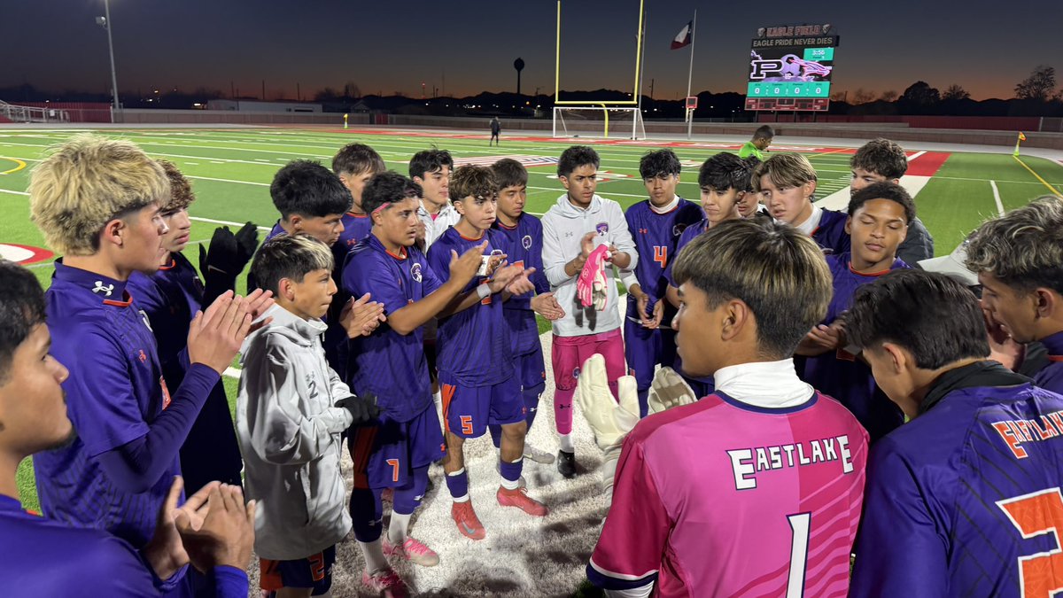 ldurbin's tweet photo. Final from Van Horn:  Eastlake boys soccer handles Odessa Permian easily 4-1. Falcons goal scorers are Max Ayala, Octavio Ornelas, Jayden Moreno, and Irving Gonzalez. #FTF #TeamSISD https://t.co/i9q1f0jvZn