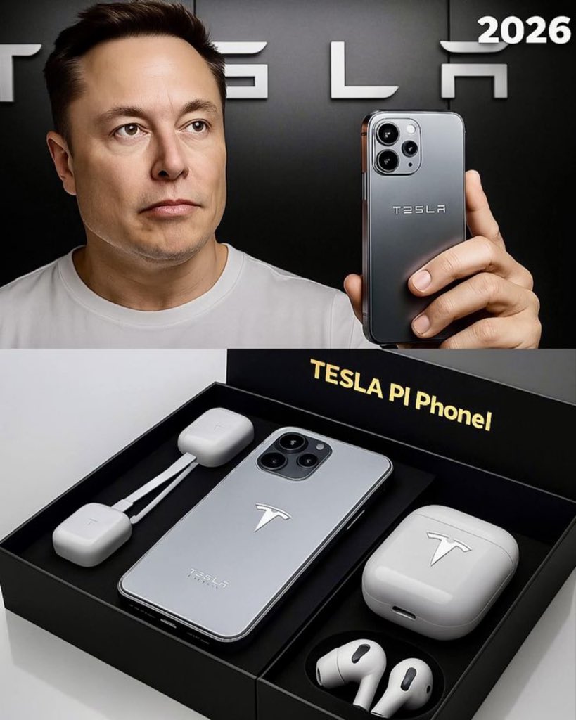 If I sent you a free Tesla phone right now, would you accept?

Thumbs up 👍 or say YES!