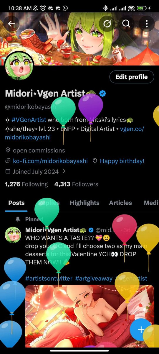 Midori⋆Vgen Artist🐢 tweet media