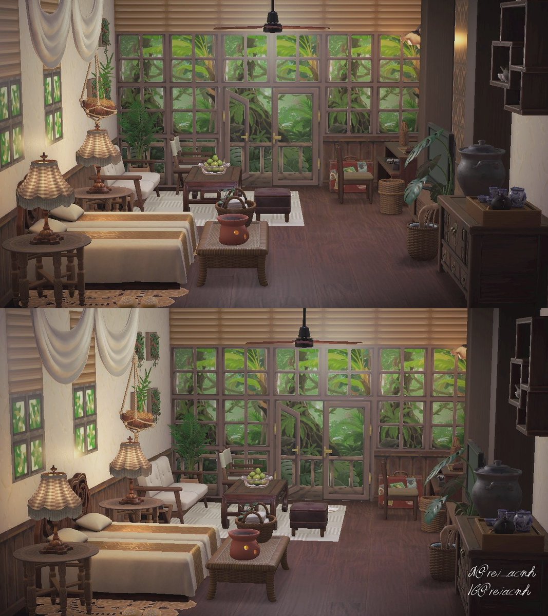 rei_acnh's tweet image. リゾートホテル🌴🥥

#あつまれどうぶつの森 #あつ森 #あつ森写真部 #animalcrossing #acnh