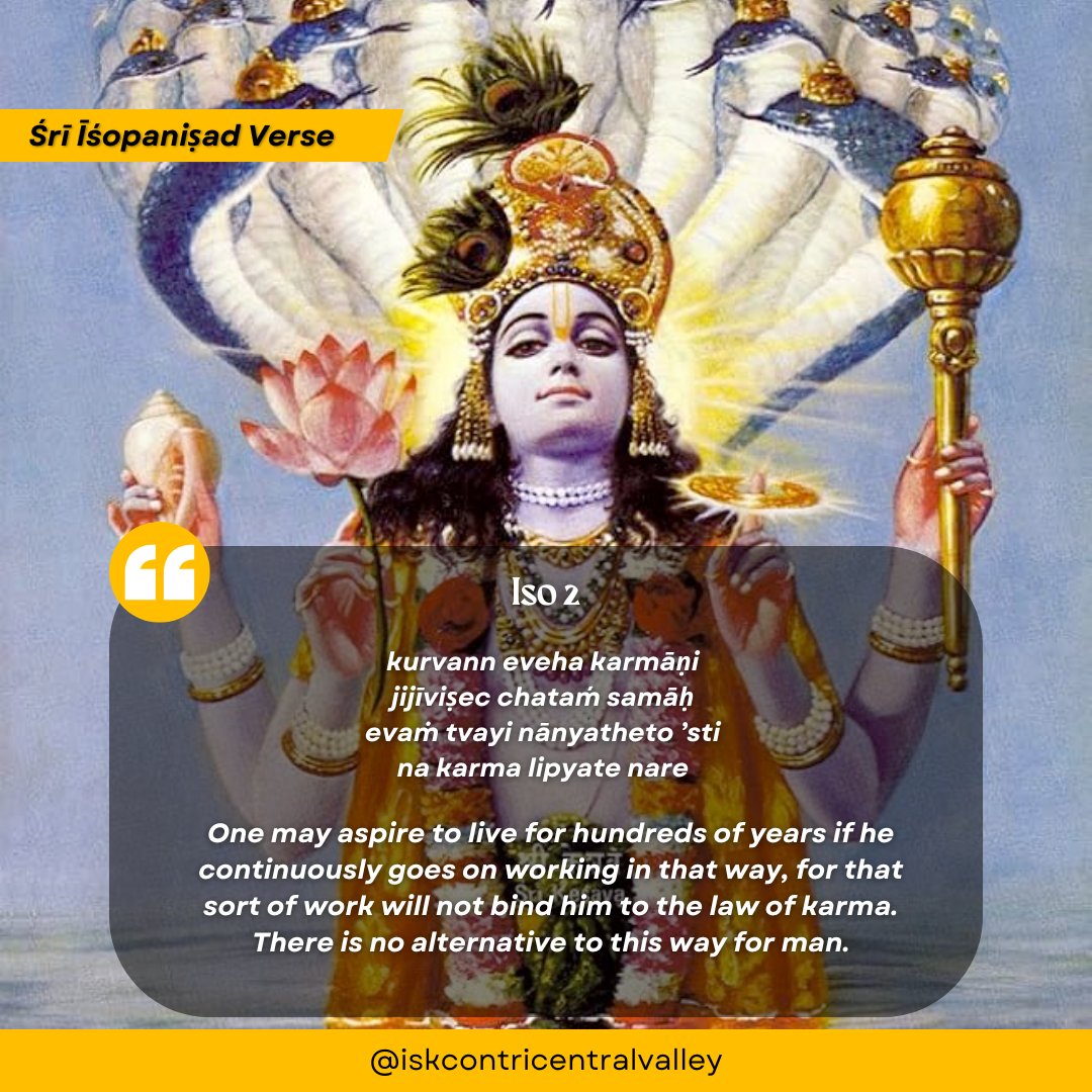 Śrī Īśopaniṣad Verse 2