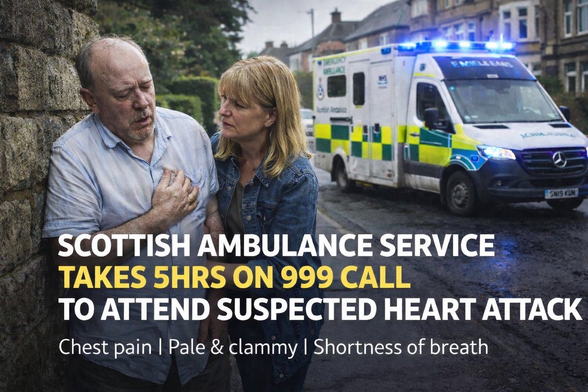 Tonight our soup kitchen staff had to call 999 for a woman who was experiencing chest pain, was pale and clammy, and struggling to breathe classic warning signs of a possible heart attack.

⏱️ The ambulance took FIVE HOURS to arrive.

Five hours of fear.
Five hours of risk.
Five
