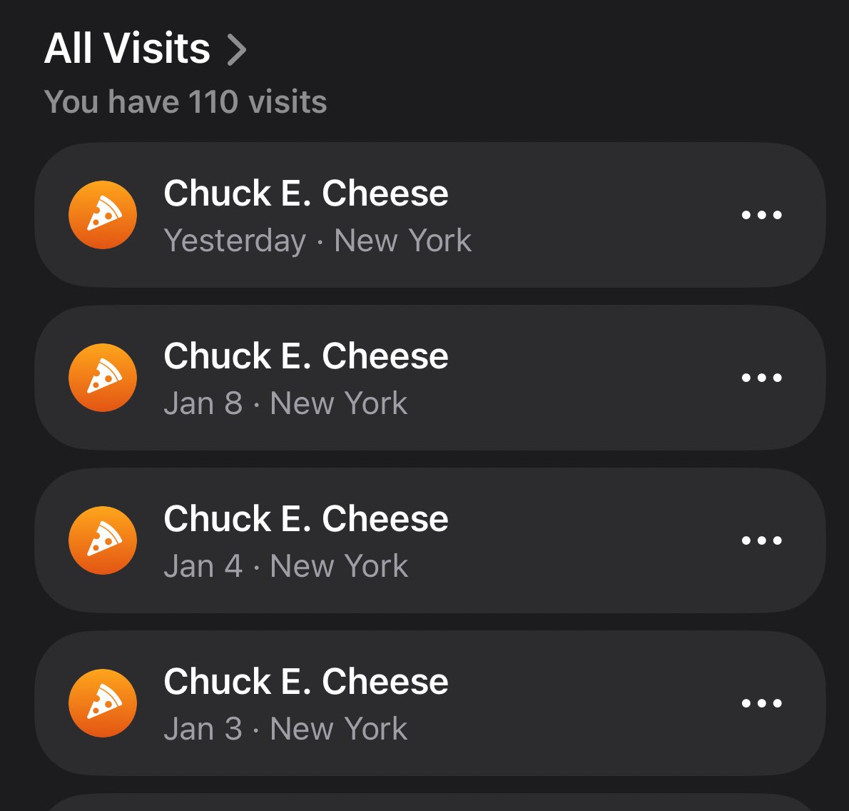 ranchm3taphor's tweet image. my gym is right next to a chuck e cheese and now my phone thinks I’m always with Chuck