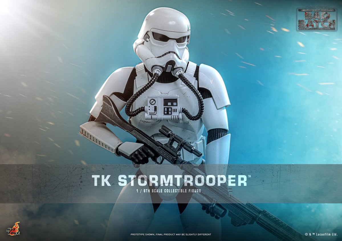 one6Update's tweet image. #HotToys announced TK Stormtrooper.

🧵1

#Sixth #SixthScale #HotToysCollectibles #ホットトイズ #actionfigures #Figures