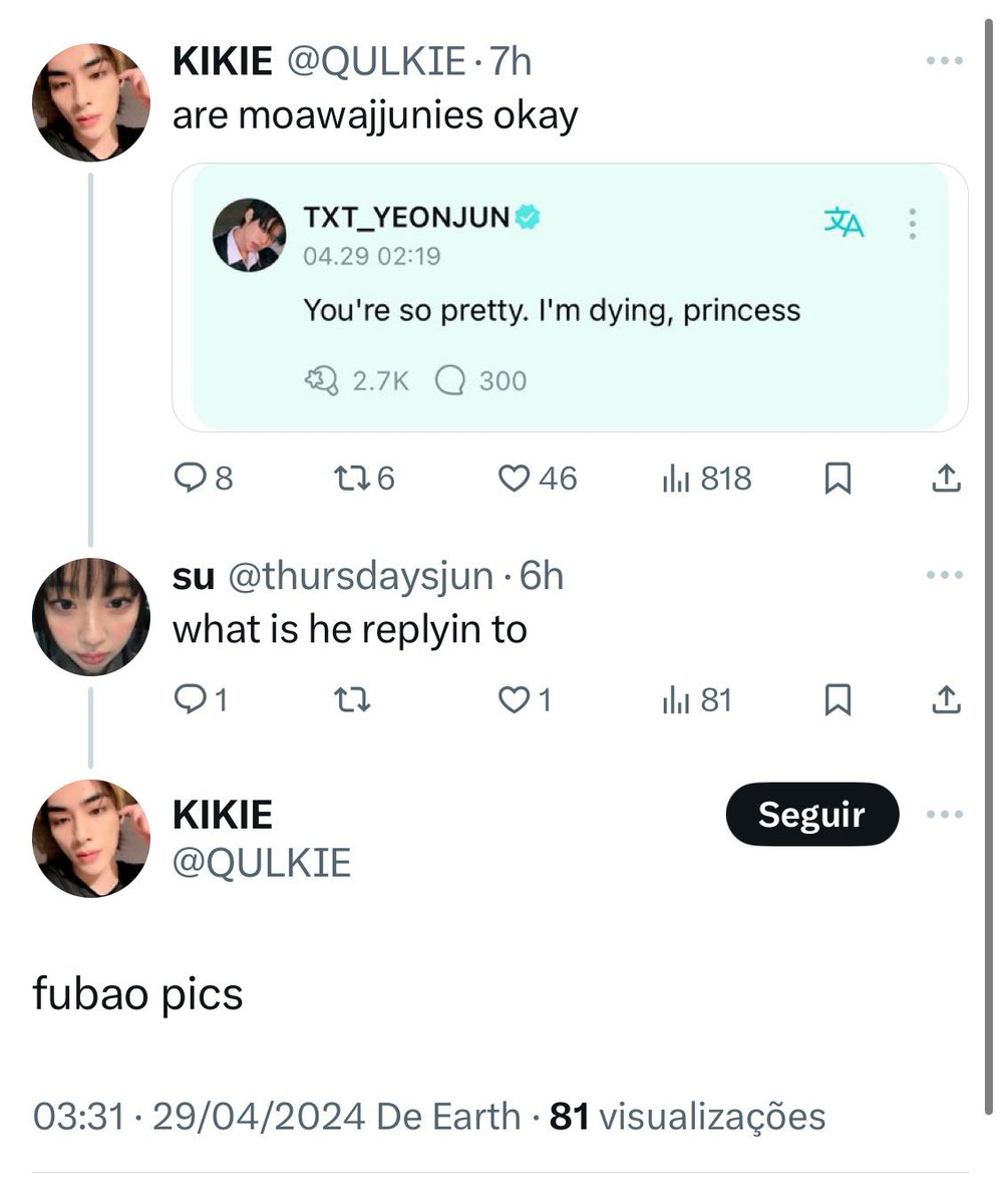 random thing about yeonjun