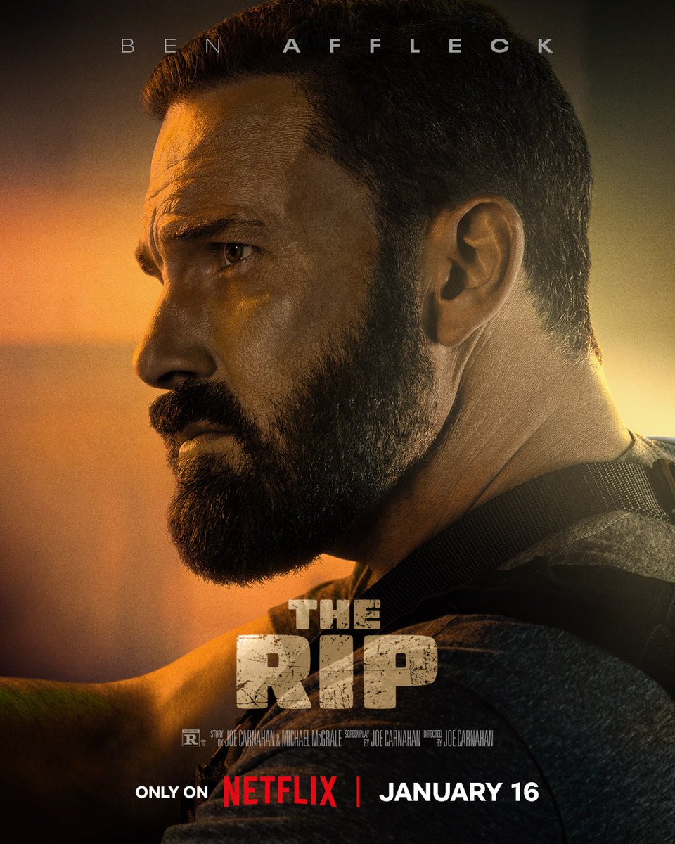MovieCrazyP's tweet image. Pósters individuales de los personajes principales de #TheRip.

Matt Damon
Ben Affleck
Steven Yeun

📼 #ElBotín
📺 #Netflix
🗓 16 de enero
➡️ netflix.com/Rip
💻 moviecrazyplanet.com/?p=16202