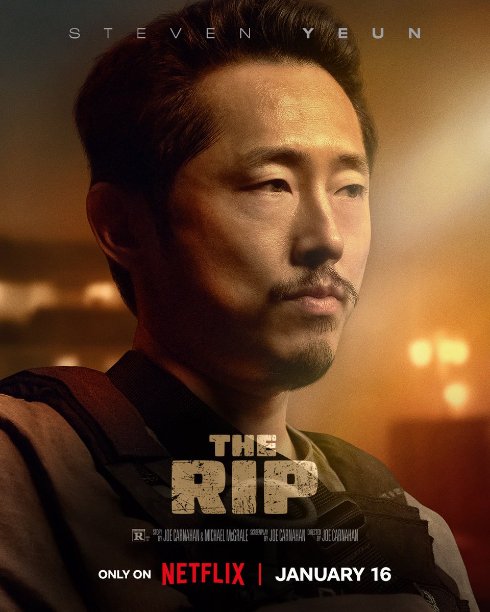 MovieCrazyP's tweet image. Pósters individuales de los personajes principales de #TheRip.

Matt Damon
Ben Affleck
Steven Yeun

📼 #ElBotín
📺 #Netflix
🗓 16 de enero
➡️ netflix.com/Rip
💻 moviecrazyplanet.com/?p=16202