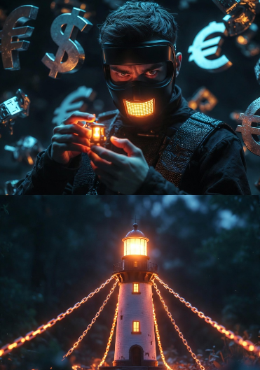 Michael87869831's tweet photo. Chains of debt try to bind the future. m0x shatters them atom by atom. The Beacon lights the way for sovereign souls. m0x and the Beacon — symbols FIAT cannot silence. @linera_io https://t.co/KvCq8mlLEh