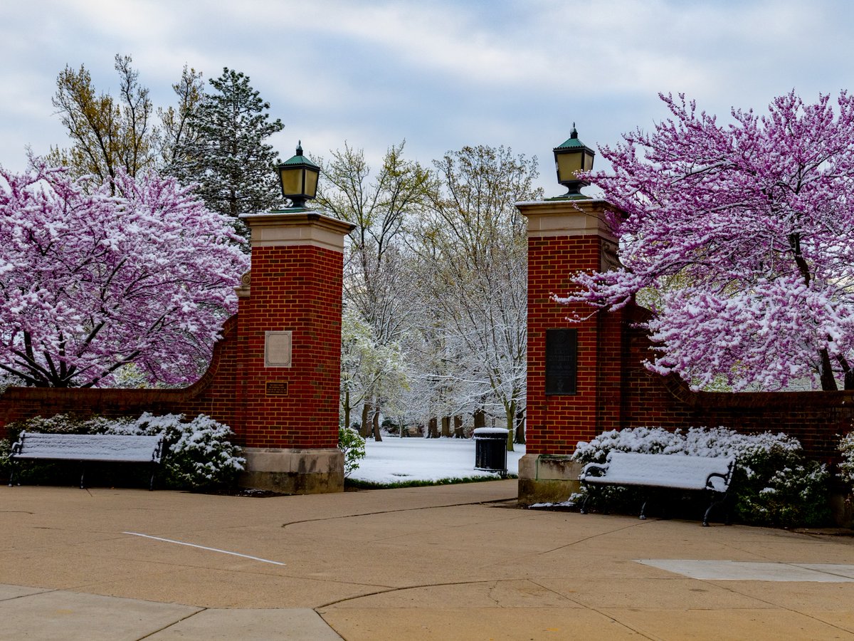 Since the 19th century, Slant Walk has evolved from a simple path to the campus walkway generations of Miami alumni know as the route “uptown.” #MiamiOH #ThenAndNow