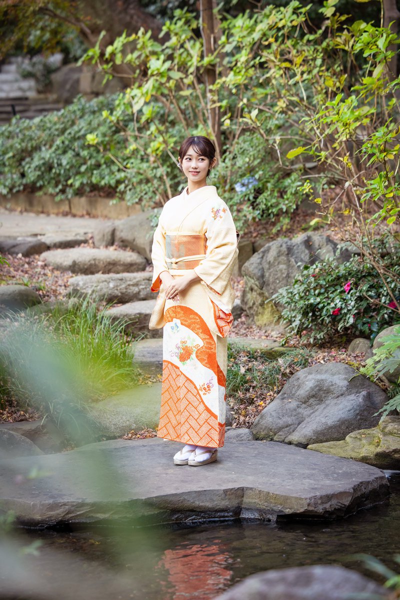 着物シリーズ👘祖母も着ていたのを お下がりしてもらいました◎