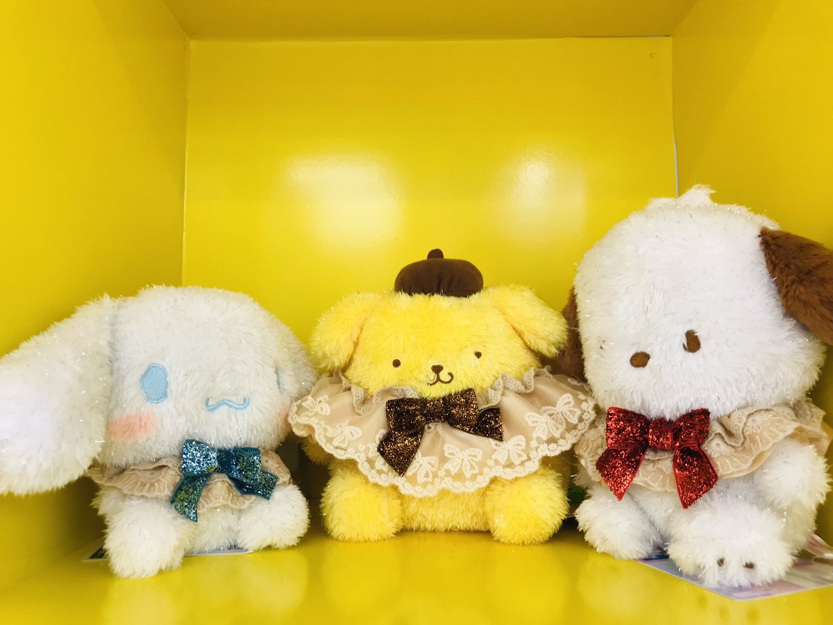 プライズ情報】 「サンリオキャラクターズ おめかしキラキラぬいぐるみ