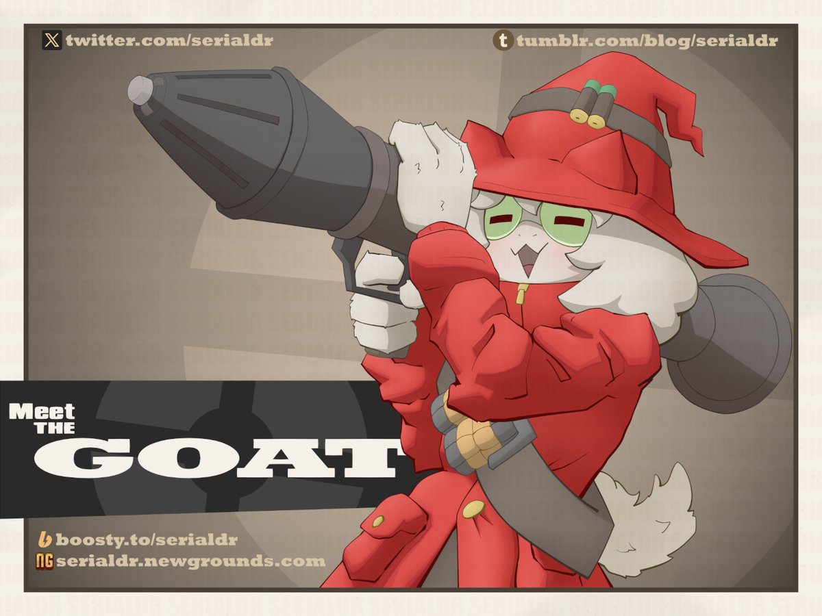 bihourlyralsei's tweet image. this ralsei's original artist: @/SerialDR (Twitter)