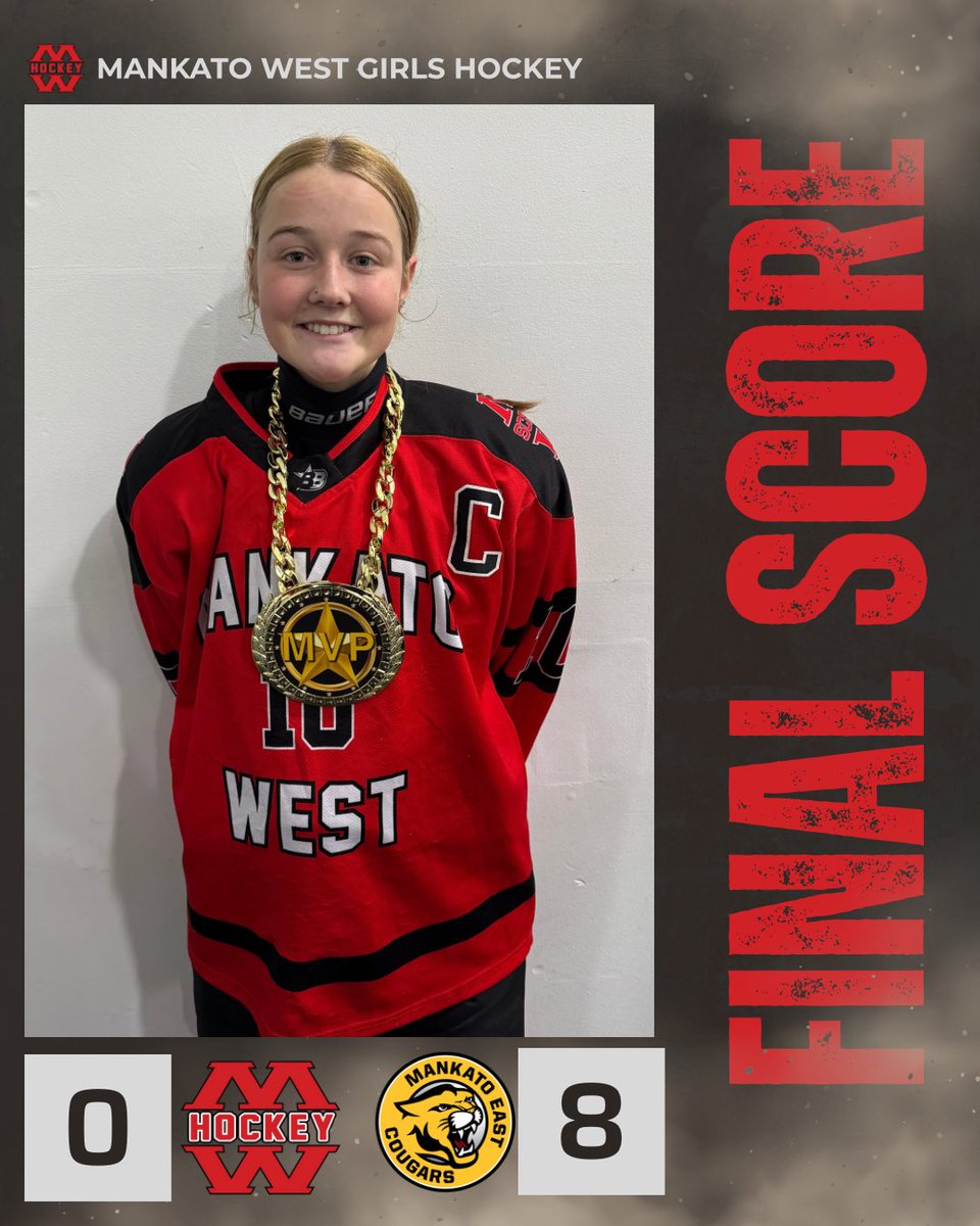 Tonight we lost to one of the best teams in the state but I was extremely proud that the girls never gave up and fought to the end. Time to regroup and concentrate on the last 10 games of the season.   

POTG - Claire Roering