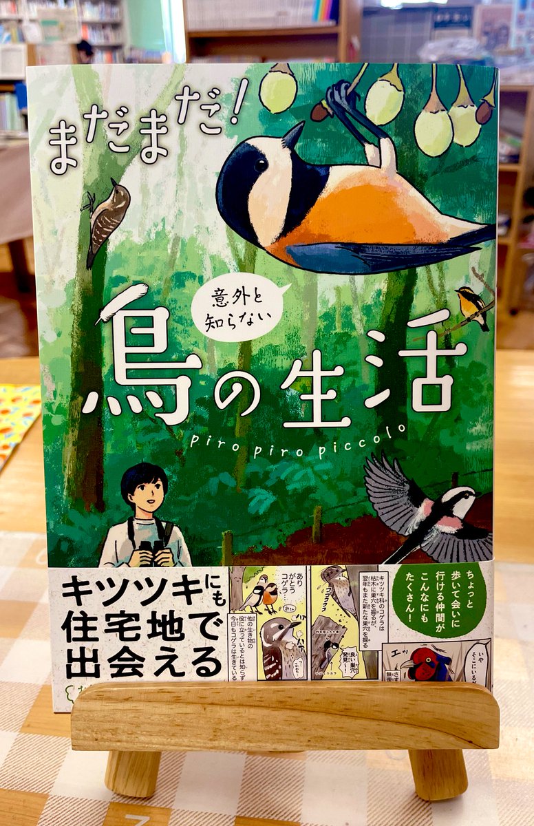 『まだまだ！意外と知らない鳥の生活』
piro piro piccolo

身近な鳥たちの日常を垣間見られるコミック第2弾📙
鳥たちの巧みな生存戦略に驚きの連続🫢
イラストがとっても可愛いです🐥