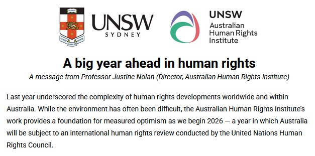 UNSW Australian Human Rights Institute tweet media