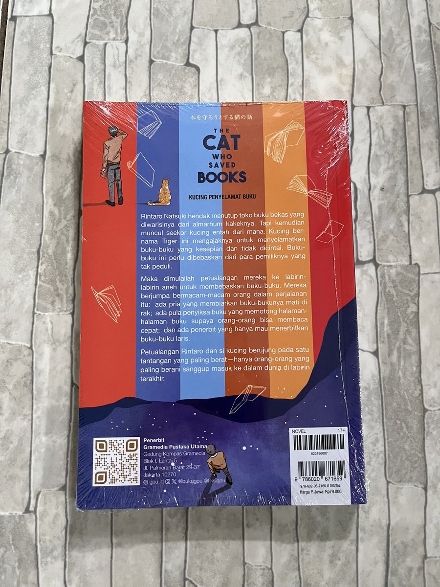 wts want to sell novel sealed new
📕 the cat who saved the books / kucing penyelamat buku
✍🏻 sosuke natsukawa
💵  70.000 
🍊 bisa oren gratong

detail/pertanyaan by dm yaaa ☝🏻
#zonauang