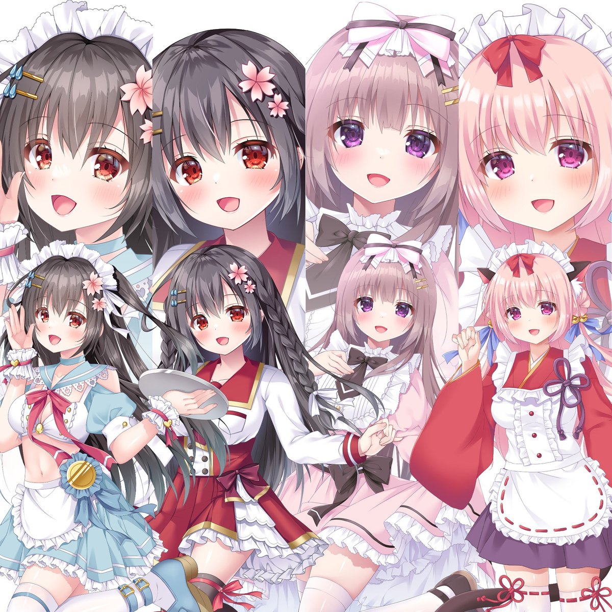 現在、イラストのお仕事を募集しております!
個人様はSkeb、企業・サークル様はメールにてご相談ください(活動者様はメールでも)

🌸OCデザイン/Vtuberお仕立て・衣装デザイン(三面図描けます)
🌸キービジュアル/TRPG用など立ち絵イラスト
🌸1枚絵/イベントCG用イラスト/SDイラスト/18禁イラスト 