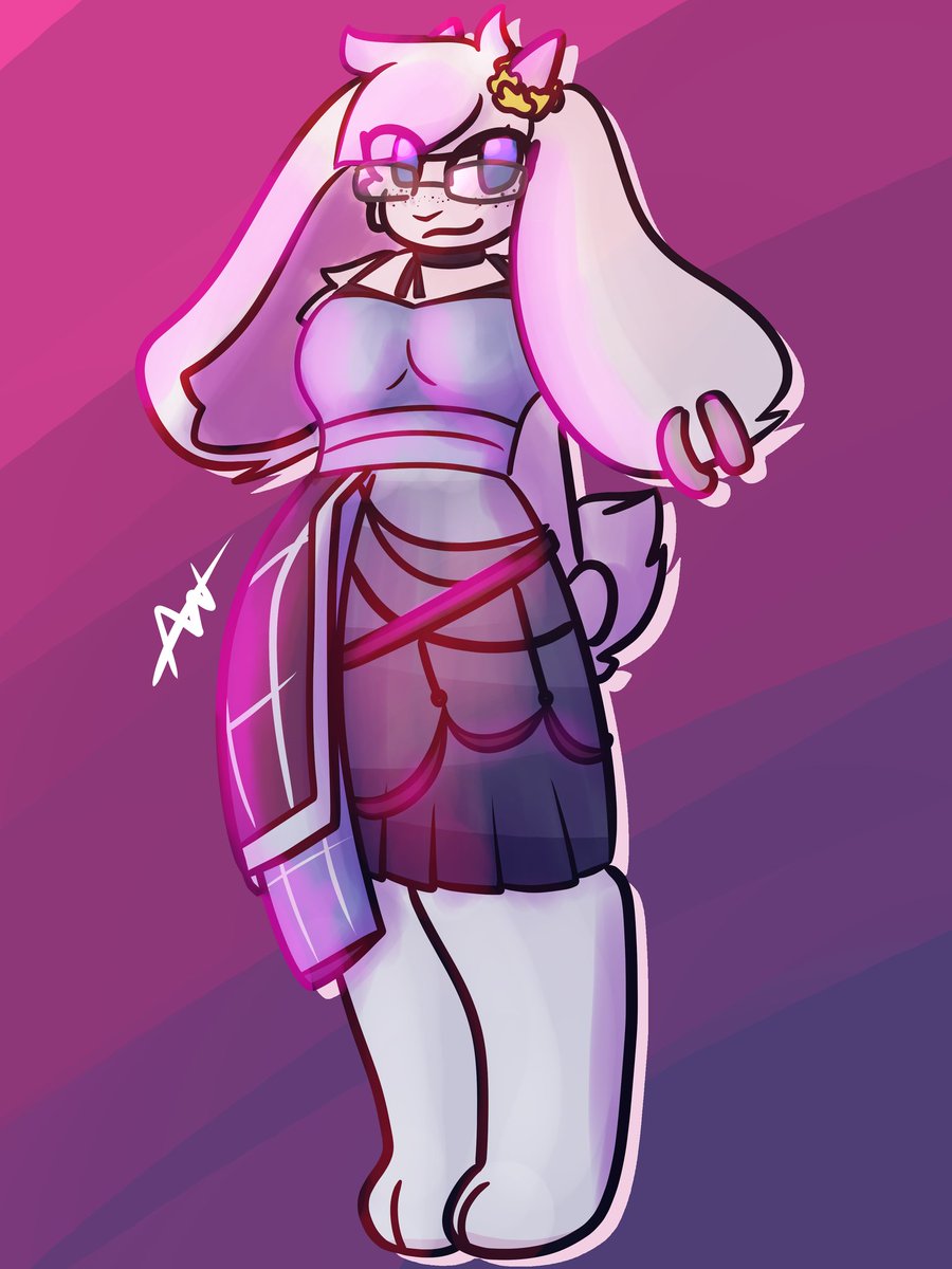 Posting some older content
My goat monster
Art by @ bsky.app/profile/arwf.de