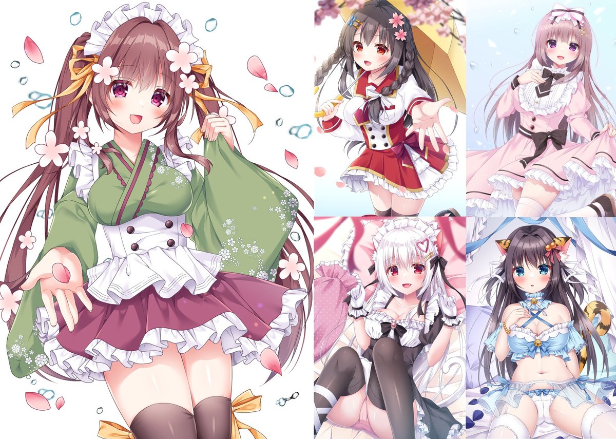 現在、イラストのお仕事を募集しております!
個人様はSkeb、企業・サークル様はメールにてご相談ください(活動者様はメールでも)

🌸OCデザイン/Vtuberお仕立て・衣装デザイン(三面図描けます)
🌸キービジュアル/TRPG用など立ち絵イラスト
🌸1枚絵/イベントCG用イラスト/SDイラスト/18禁イラスト 