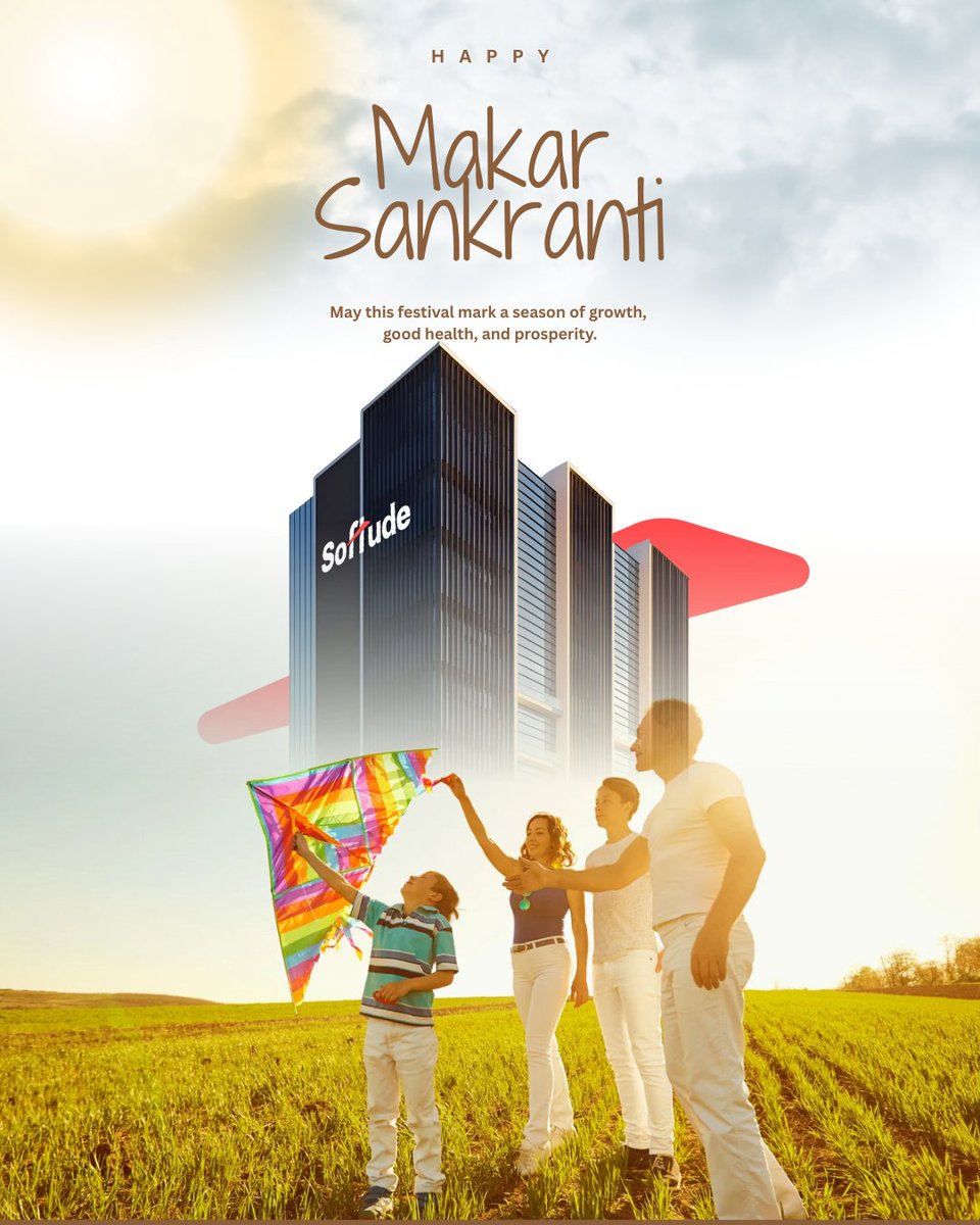 May this Sankranti bring warmth to your heart and joy to your home.
Celebrate the harvest, the sun, and new beginnings!

#HappyMakarSankranti #SunshineFestival #Gratitude #PositiveVibes #IndianFestivals #Softude