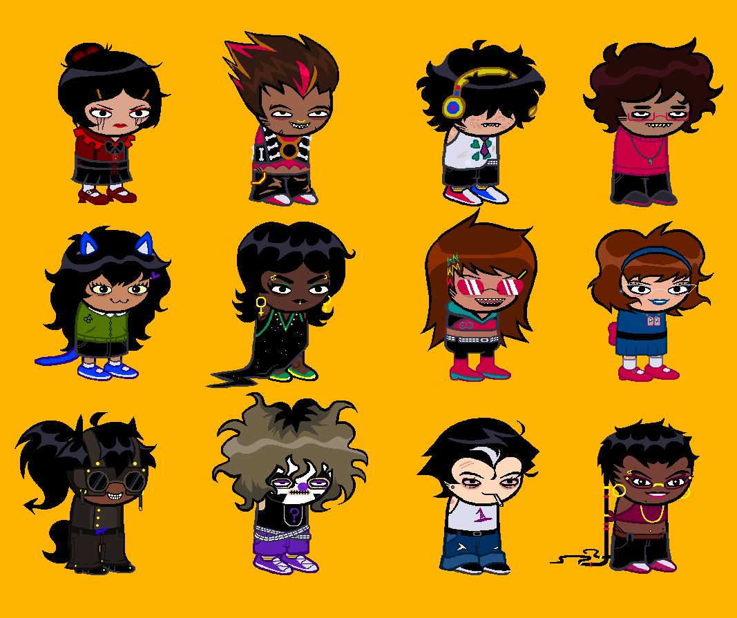 skyzahhak's tweet image. humanstuck part 3