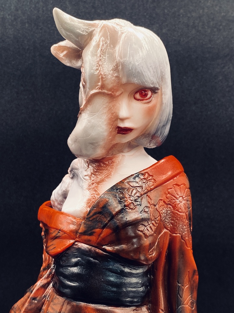 サンガッツ本舗 ハヌマーン ラベンダー　ソフコン こちらスーパーソフビ大全（スパコン） のリリース作品です！ 怪獣