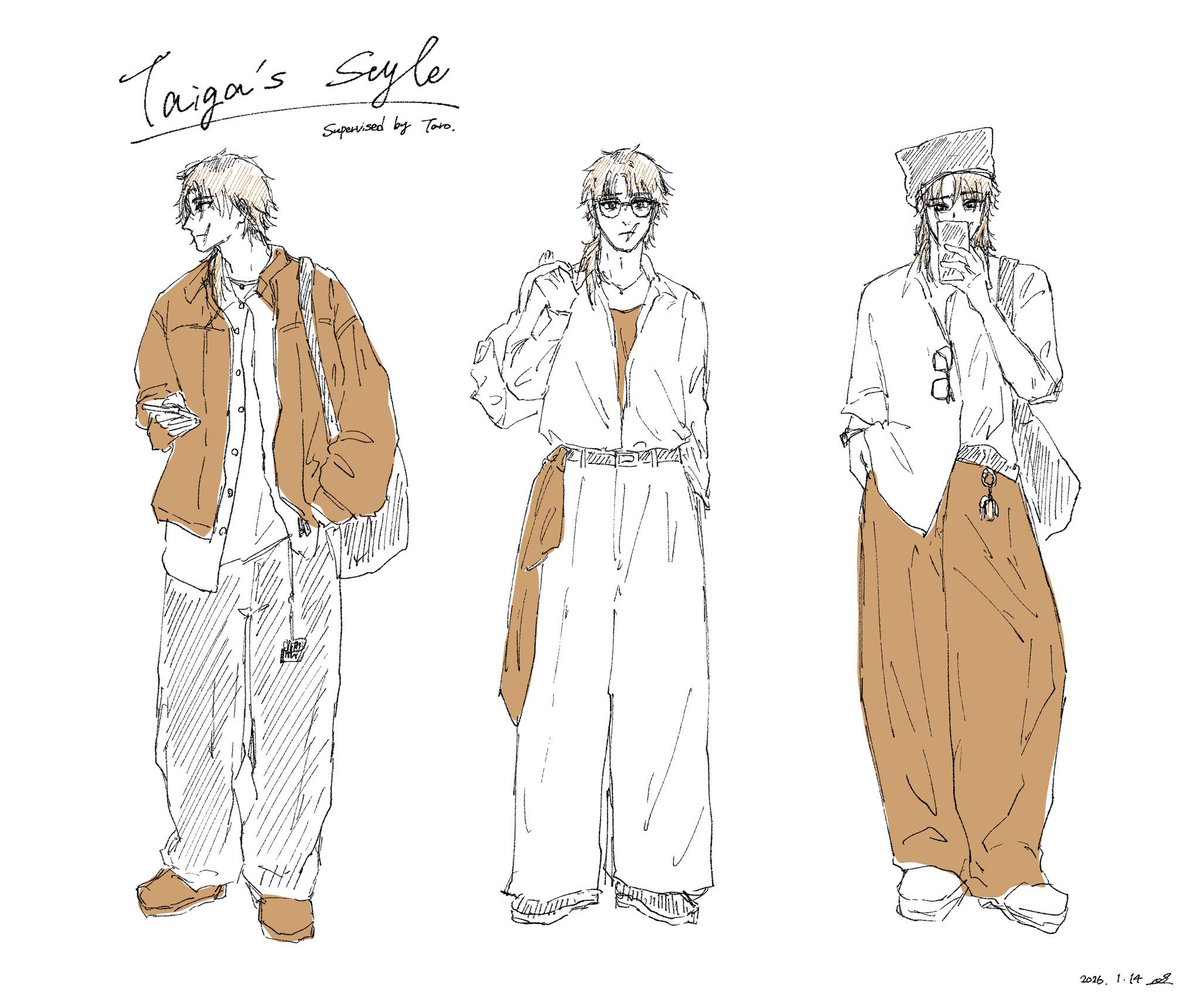 sa__draw's tweet photo. よその子私服妄想🧡 #よそ https://t.co/DmlYGvItI0