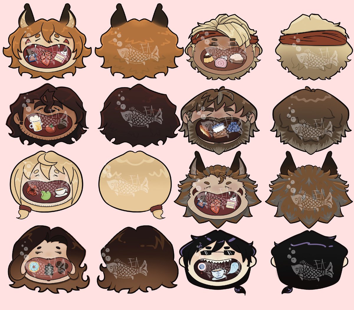 erikabanans's tweet photo. From what you can see is that the only one the is correct is Ren and not the others. Tbh Fox's charms are kind of matching with him.. I'm trying to be positive ꒰ᐢ´ඉᯅඉᐢ꒱ https://t.co/47hqgIAmAu