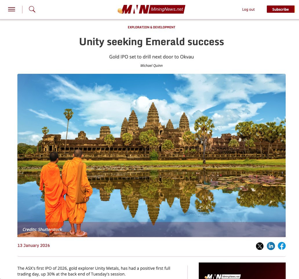 Unity Metals Ltd tweet media