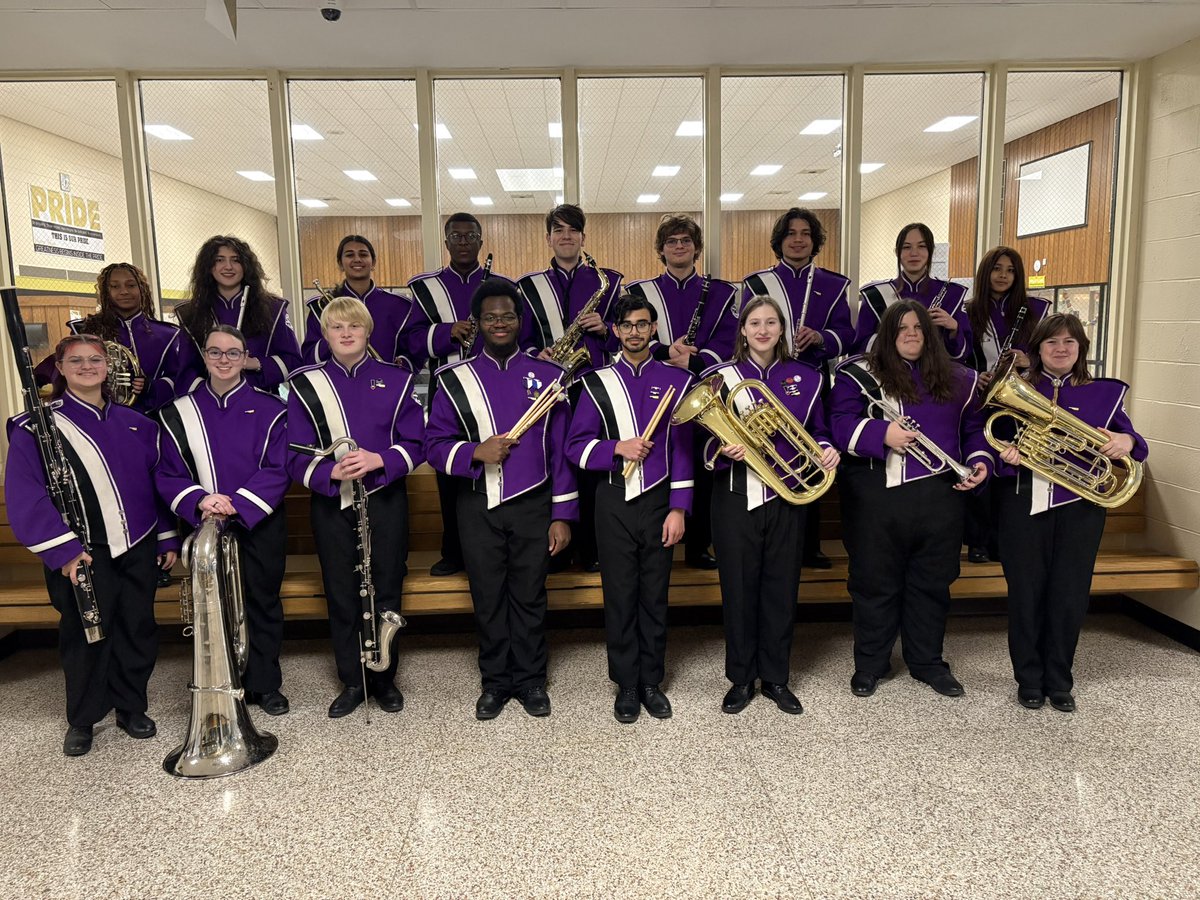 The 2026 Tri-County Band included these talented South band members. They had a great day of rehearsing on Tuesday at Western Wayne HS, concluding with a concert that evening.