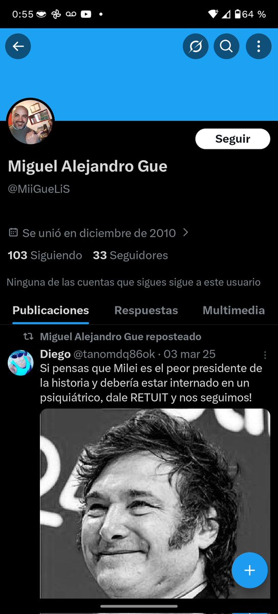 La salud mental de cada quien es personal y en parte responsabilidad de uno, más allá del contexto que influencia, pero hacer tal comentario racista de antisemitismo a una publicación que busca poner en alerta sobre este "Seudo médico" antisemita para que nadie se atienda con él.