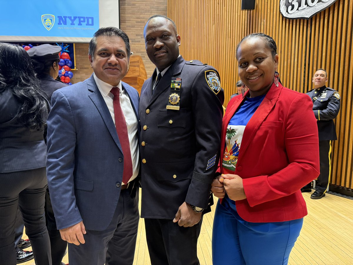 AdeelRanaNYC's tweet photo. Honored to attend the 222nd Anniversary of #Haitian Independence Celebration, hosted by the Haitian American Law Enforcement Fraternal Organization #HALEFO 🇭🇹
A powerful reminder of #Haiti’s historic fight for freedom, resilience, and dignity. The first Black republic and a symbol of courage that continues to inspire generations. Grateful to celebrate Haitian culture, heritage, and the continued contributions of the Haitian-American community in law enforcement and beyond.