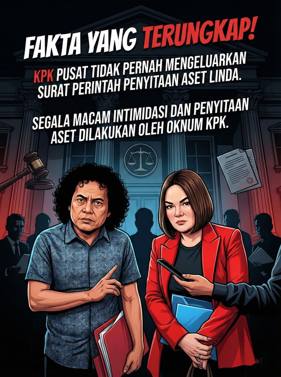 Segala bentuk intimidasi dan penyitaan yang dialami Bu L diduga dilakukan tanpa dasar resmi. Publik berharap RDP segera dilakukan demi keadilan dan transparansi.
#KeadilanUntukLinda #DewasKPKDukungRDP #TindakOknumKPK