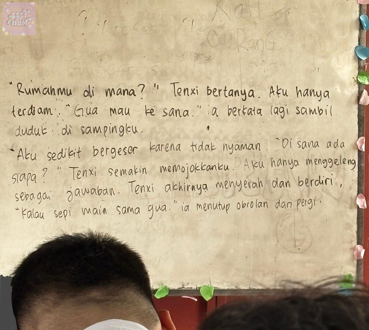 munvess's tweet image. -rl day 1 disuruh bikin cerpen