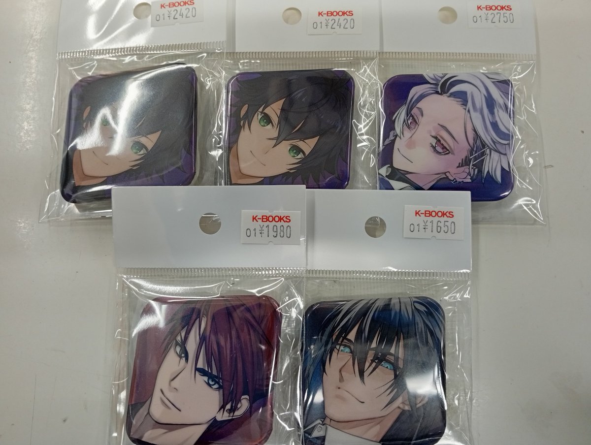 入荷情報】 刀剣乱舞 とうらぶ 大本丸博 スクエア缶バッジ 源清麿 水