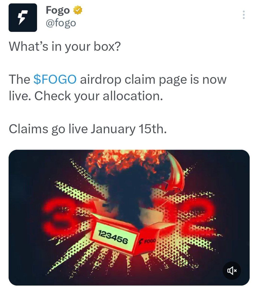 ⚡️⚡️ Check $FOGO Allocation Now

➡️ claim.fogo.io

➡️ Claim &amp; Listing On 15th Jan