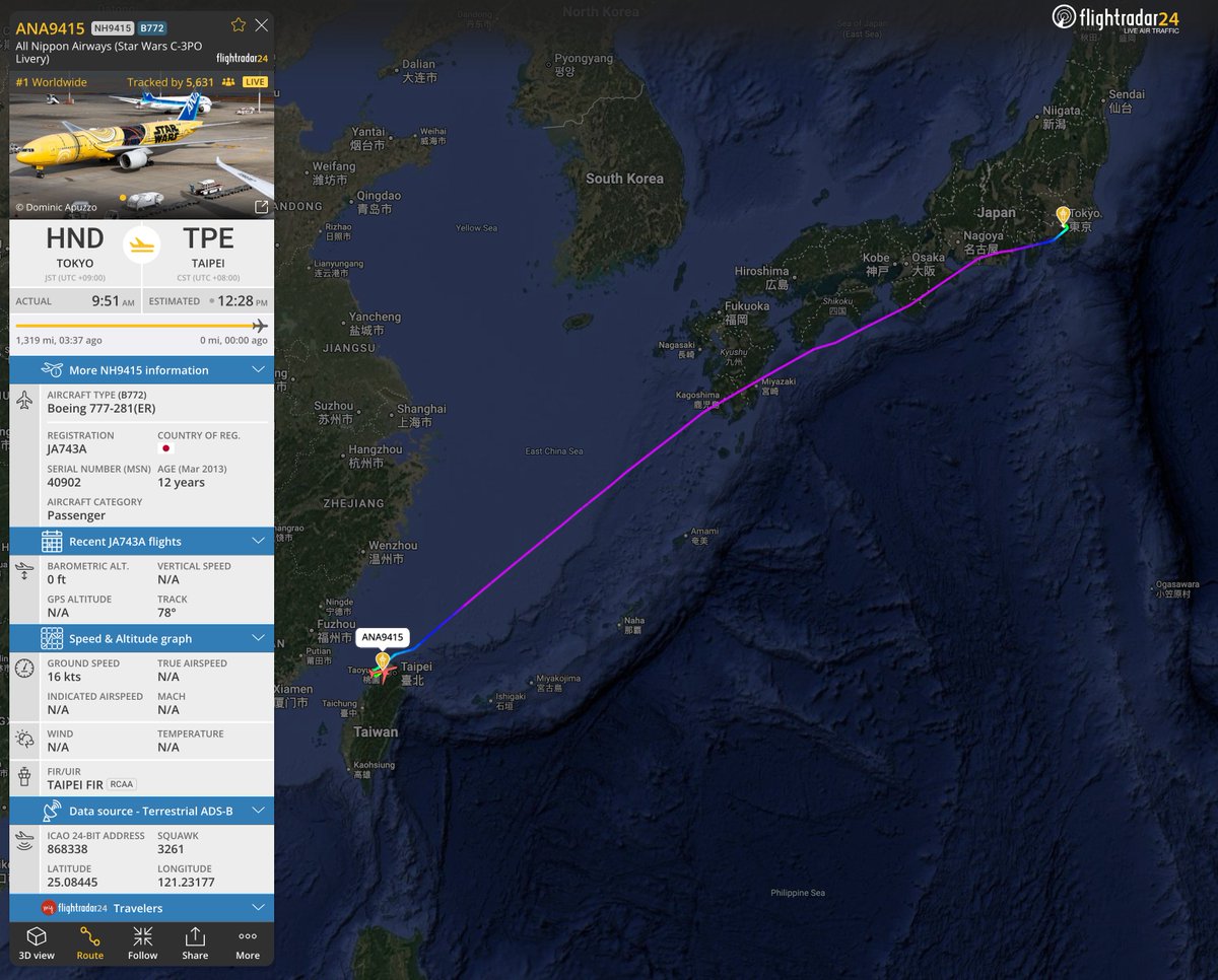 Flightradar24 tweet media