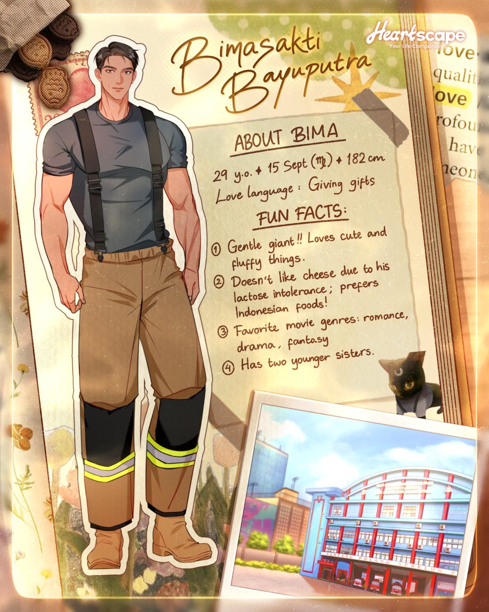 heartscape_en's tweet photo. Meet Bima! π
A firefighter with simple favorites that might feel familiar to you too. Do you share any favorites with Bima?
#heartscape #bima #indiegame #otomegame #visualnovel https://t.co/KDt7cdaRDK