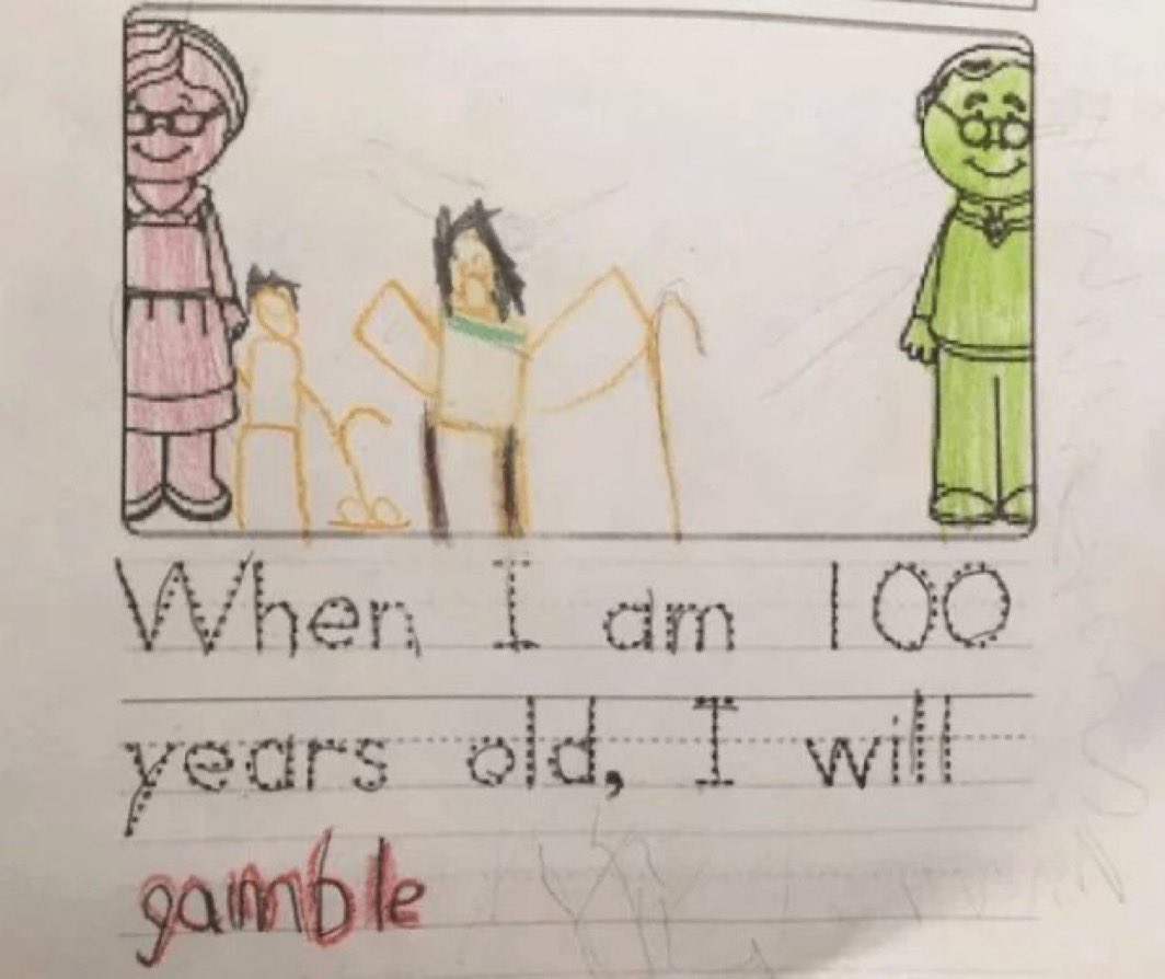 just got 80 somethin’ more years to go, little me