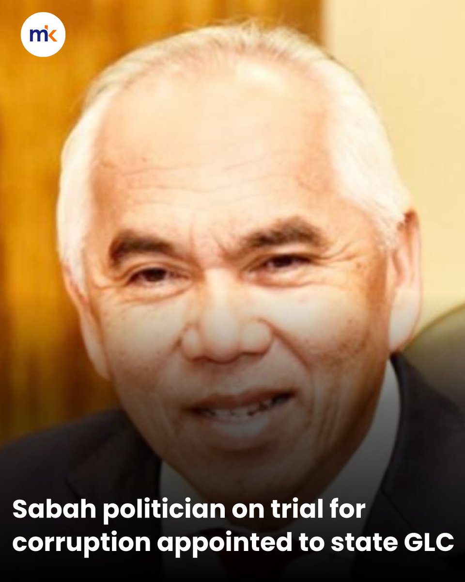 malaysiakini's tweet image. Yusof Yacob, who was charged with corruption involving alleged bribes linked to mineral prospecting licences in Sabah, has been appointed as the new Sabah Development Bhd (SDB) chairperson.

According to the Daily Express, the former Sindumin assemblyperson began his duties at…