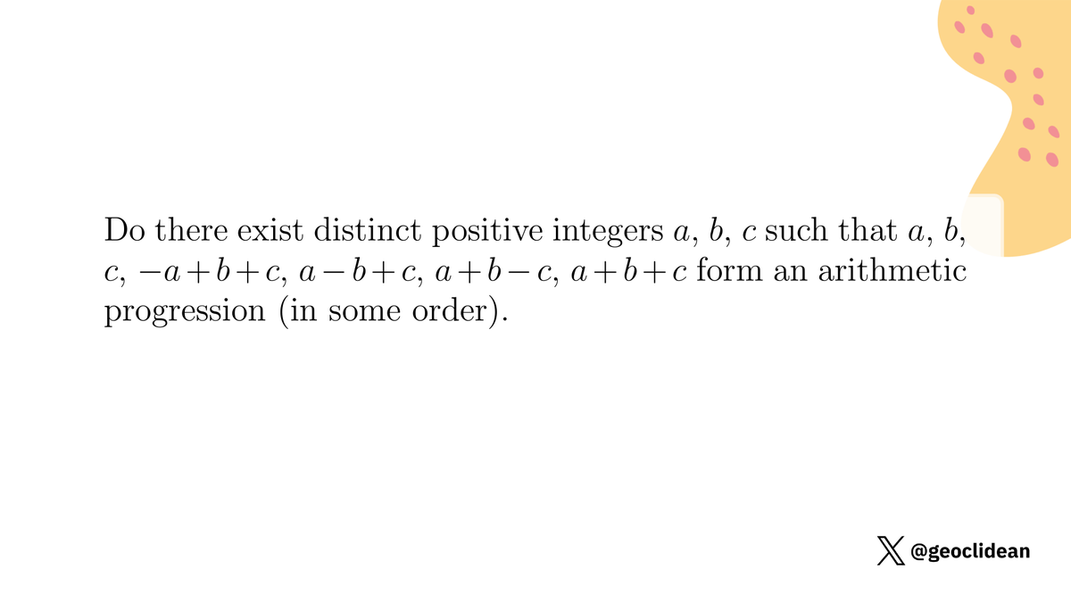 geoclidean's tweet photo. An arithmetic progression
#ArithmeticSequence #AlgebraUnsolved #Algebra https://t.co/9NVSQrg0jq