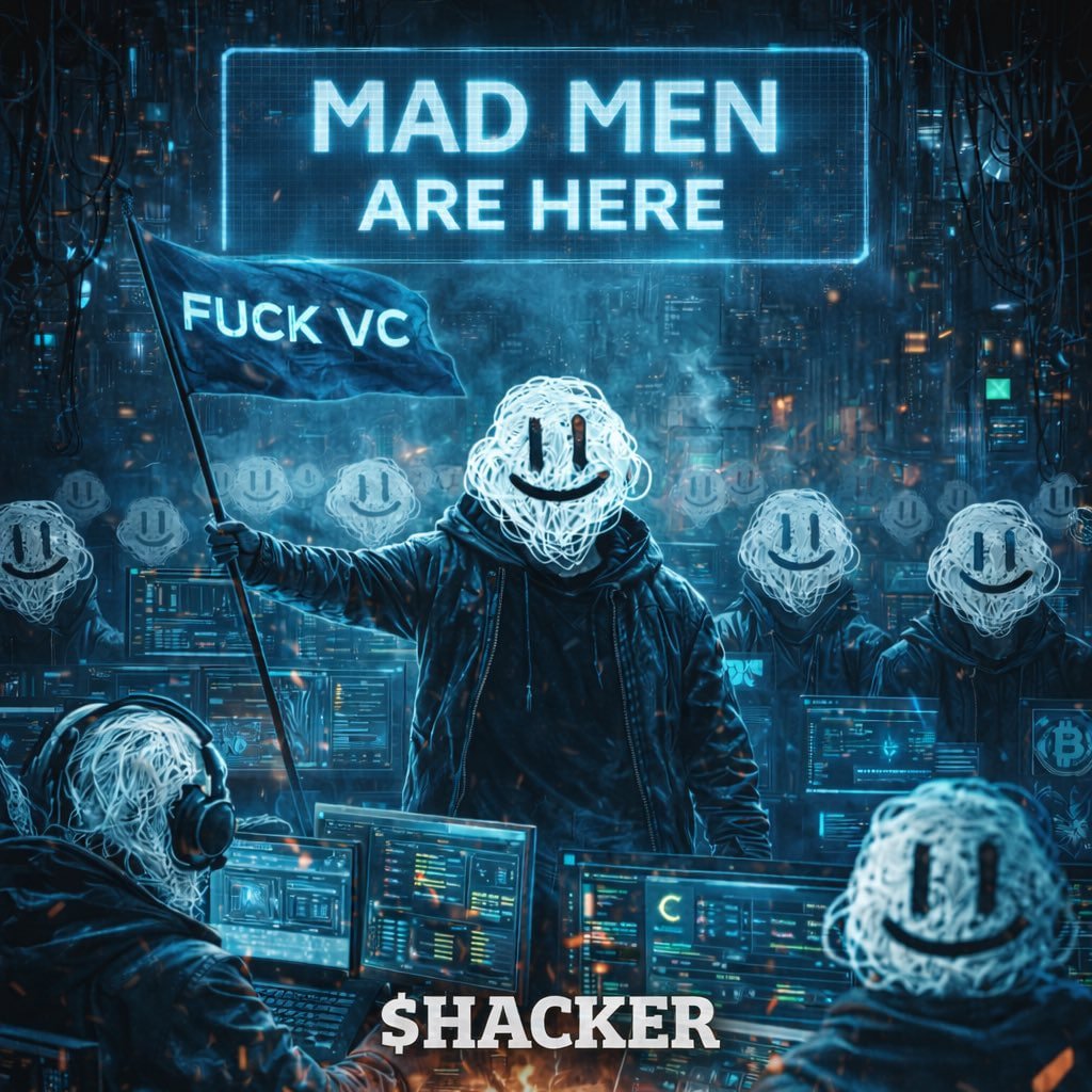 <a href="/bull_bnb/">BULL.BNB</a> <a href="/sunyuchentron/">孙宇晨（去过太空版）🧑‍🚀</a> Bull join the madmen

>2024 hacked VCs as recourse for manipulating retail 

>2025 spent year in prison for ^ 

 >2025 launched $hacker (planned to launch in 2024 but never did see on his TL)

@btc_x_ lore is unmatched, now the community is forming to bring back Satoshi’s spirit