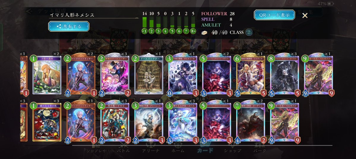 _Happa2000's tweet image. 人形ネメシス1本でULTIMATEいけた！！！！ようやくイマリの使い方理解してきたしギルネが神すぎる。シルヴィアとシアターはショウでもいいかもしれない